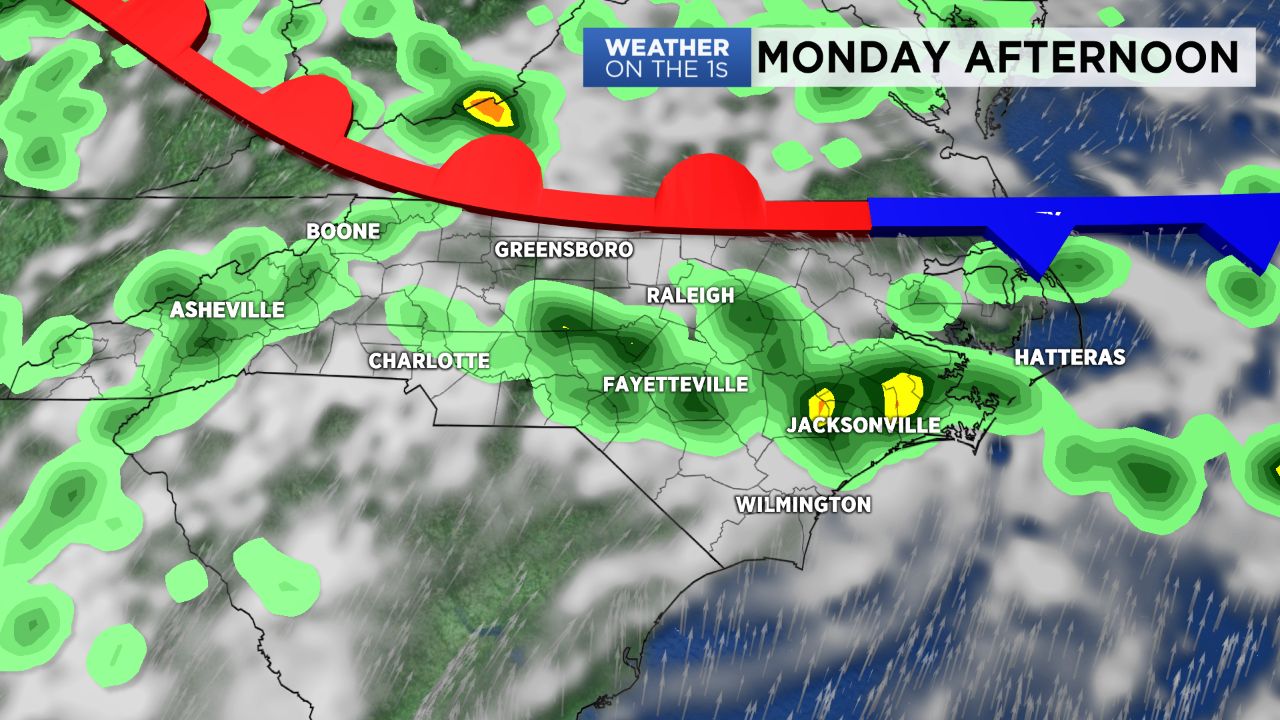 More storms for Monday afternoon
