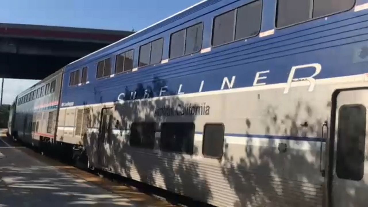 The Surfliner train