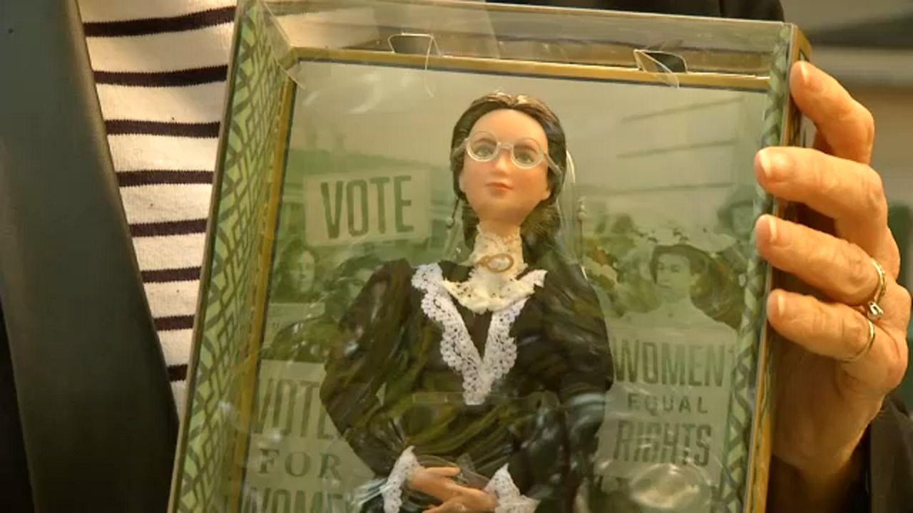 Susan B. Anthony Gets Inspiring Women Barbie Doll