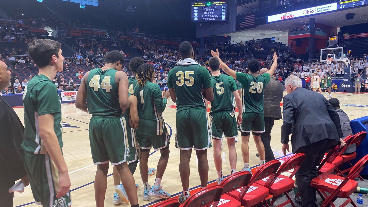 fighting irish varsity boys basketball team - St. Vincent-St. Mary