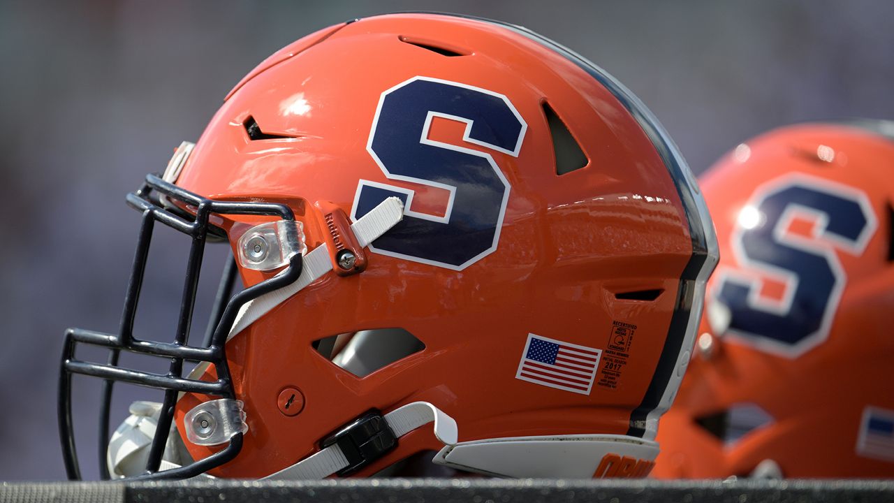 A Syracuse football helmet (AP/File)