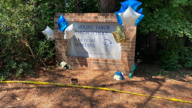 Memorial at Mount Tabor High School