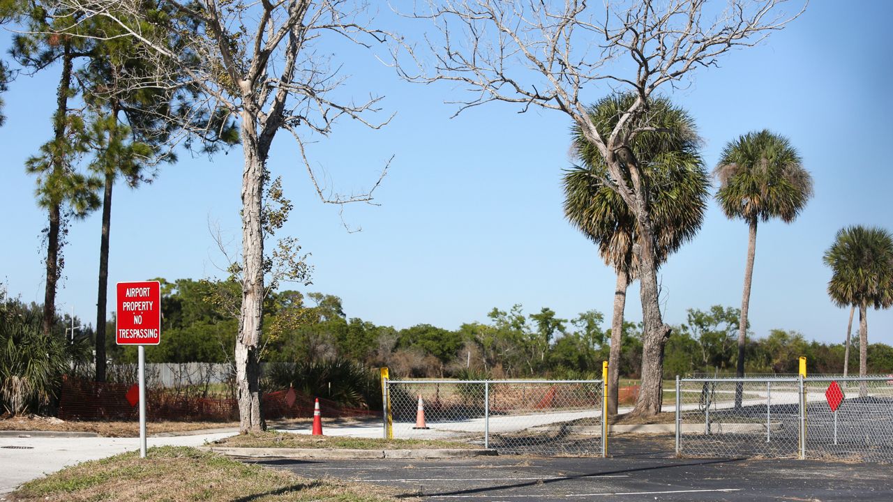 Pinellas County commissioners voted Tuesday to have Clearwater boat retailer MarineMax build a $38 million yacht manufacturing and dock facility on the old Turtle Club property west of St. Pete-Clearwater International Airport, shown here in 2017. (Dirk Shadd/Times)