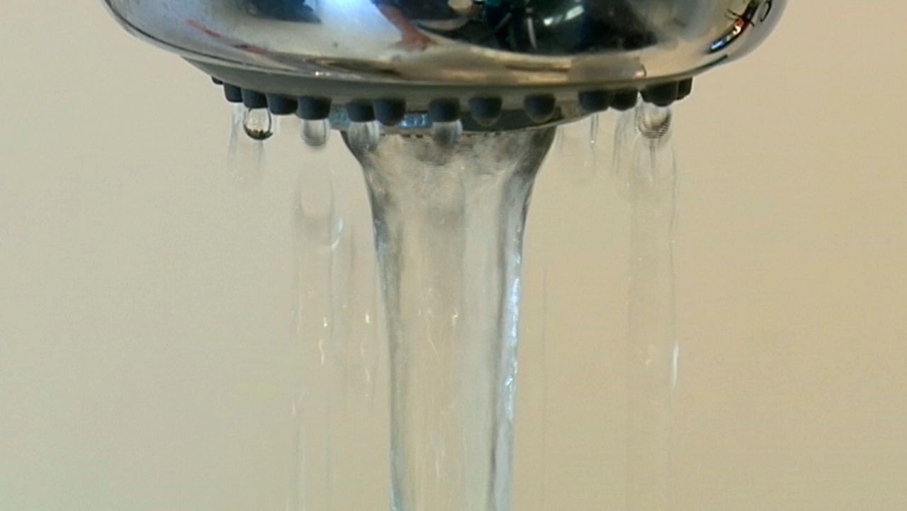 A faucet with running water. (File)