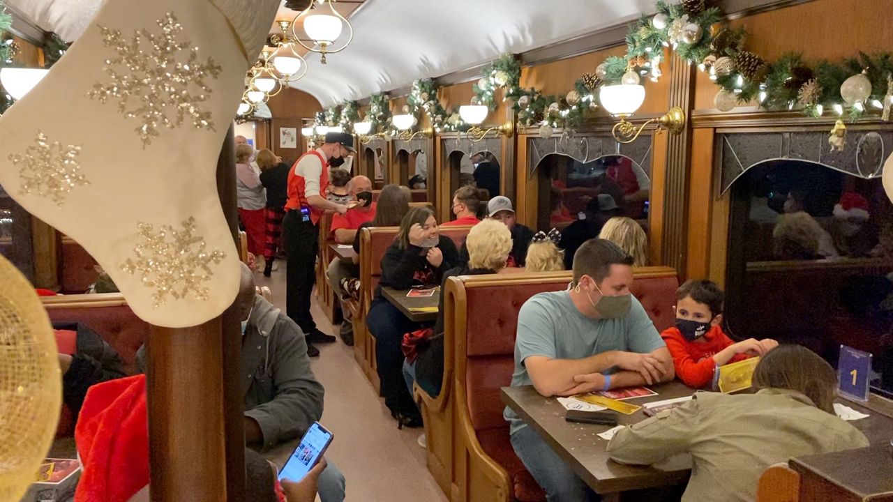 Tar Heel Treasures Polar Express train ride