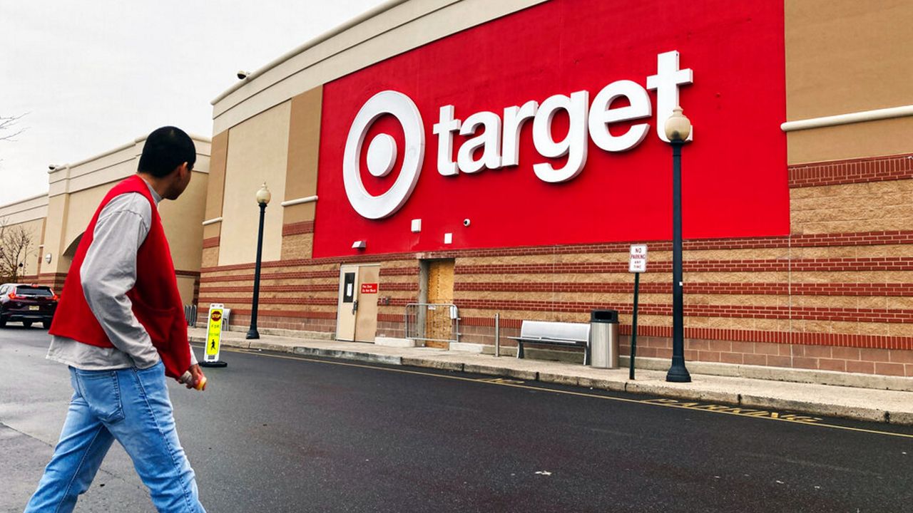 A Target store is seen in Clifton, New Jersey, on Monday, November 22, 2021. Target will no longer open its stores on Thanksgiving Day, making permanent a shift to the unofficial start of the holiday season that was suspended during the pandemic. 