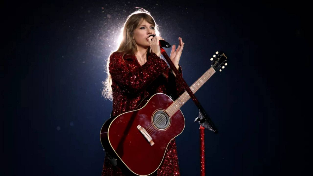 Taylor Swift performs at the Eras Tour. (Photo: Getty Images)