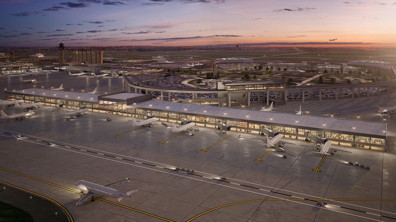 An artist's rendering of the to-be-constructed Terminal F at Dallas Fort Worth International Airport. (DFW Airport)