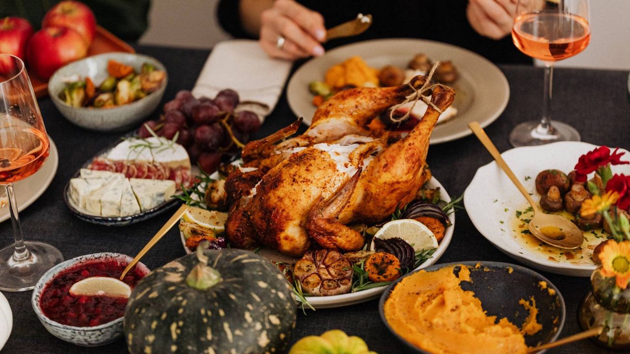 A Thanksgiving holiday dinner spread appears in this file image. (Spectrum News/FILE)