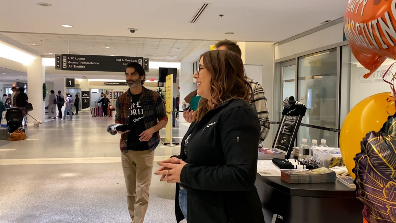 Thanksgiving travel at Cleveland airport