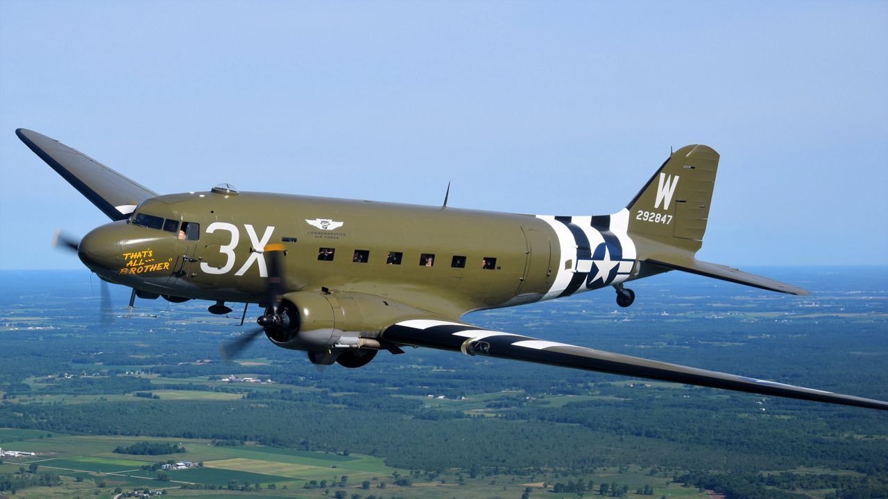 Historic Douglas C 47 Skytrain Soars Into Dayton