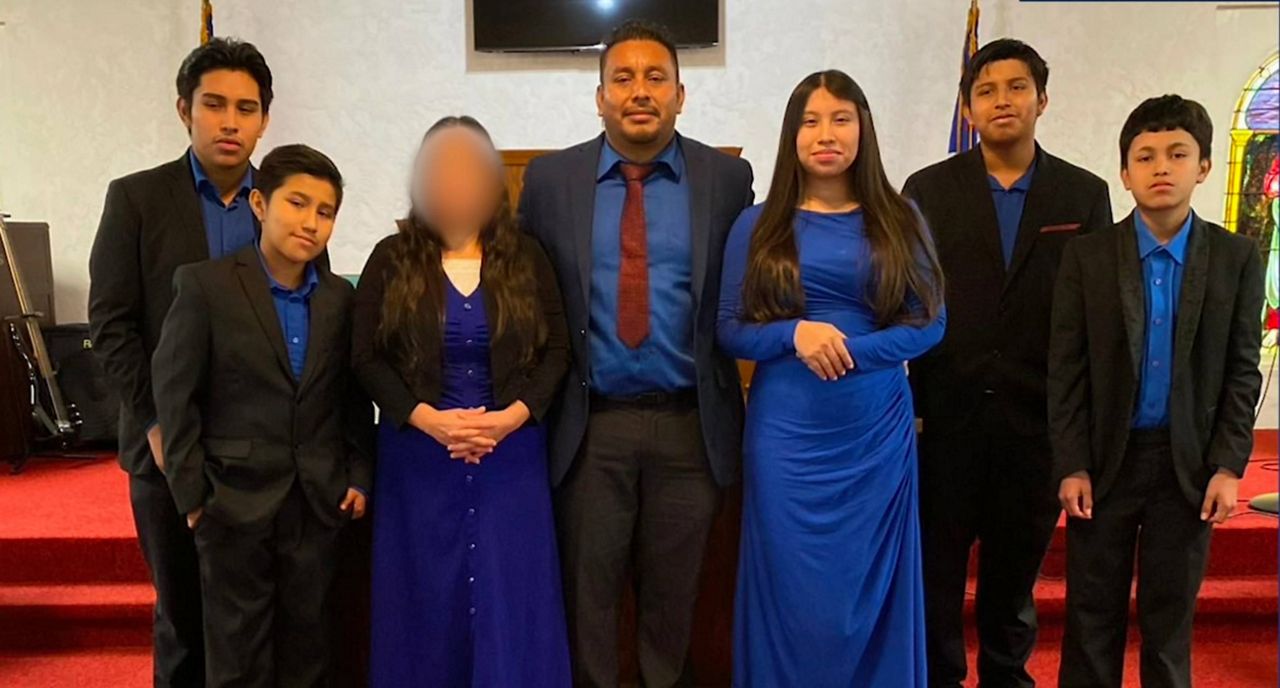 Ashley Ambrocio shared this photo of her family in church. (Photo: Ashley Ambrocio)