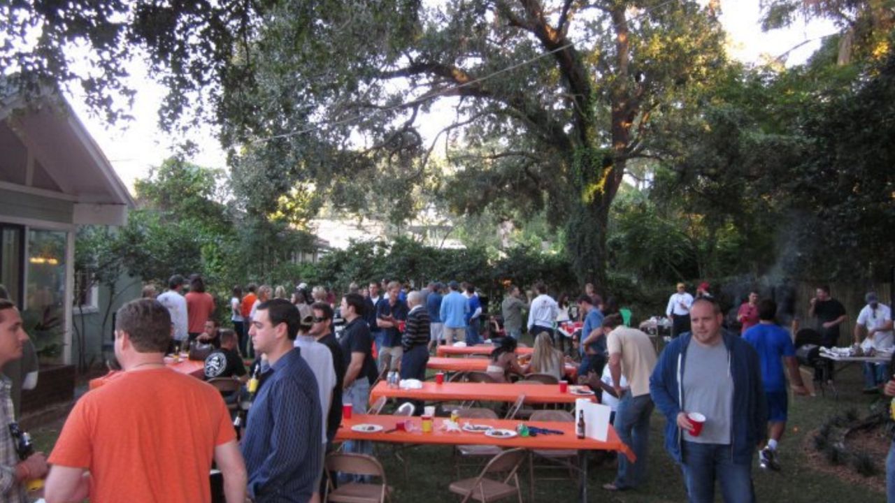 The first annual Tampa Pig Jig — now its 11th year — was held in Vince Chillura’s back yard. Since then, organizers say the event has raised $5 million for charity. (Courtesy: Crackerjack Media)