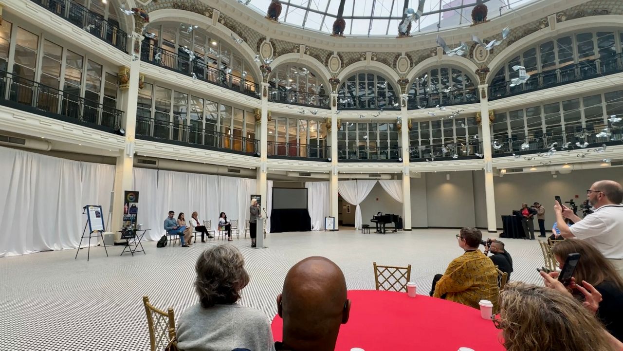 Bosnian artist Edina Seleskovic showcases her art installation 