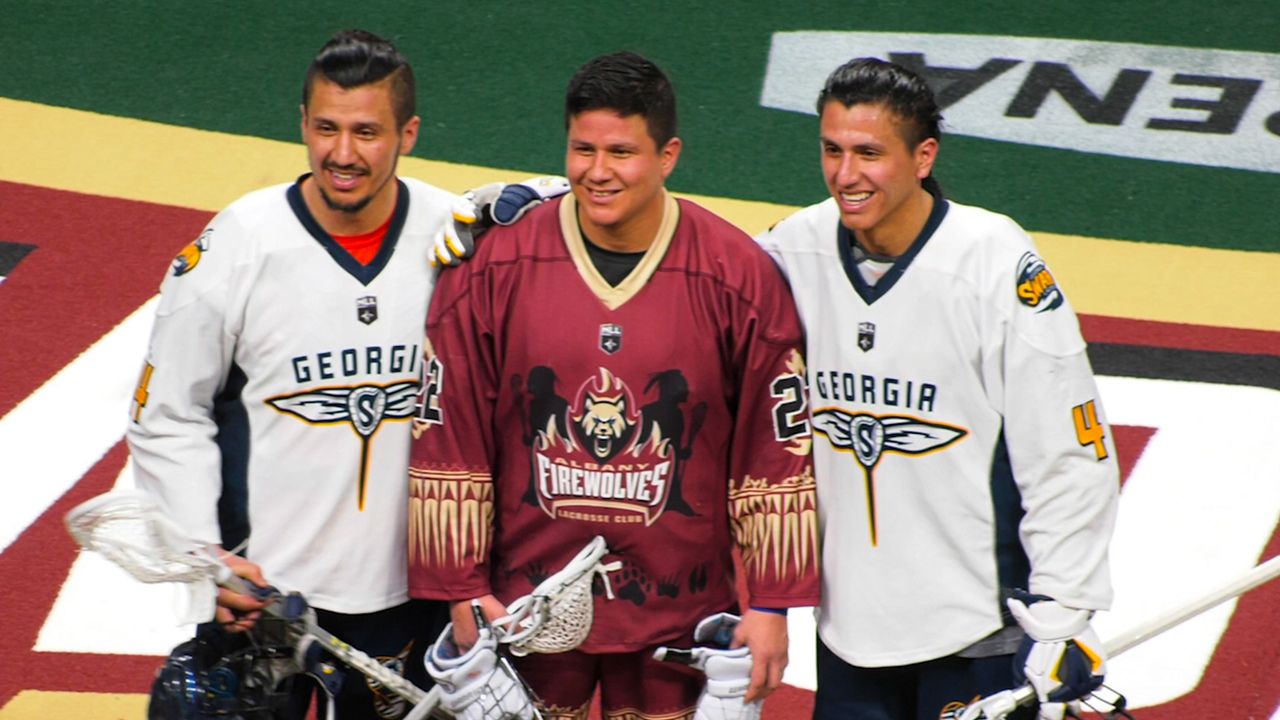 Three lacrosse players dominate sport their ancestors created