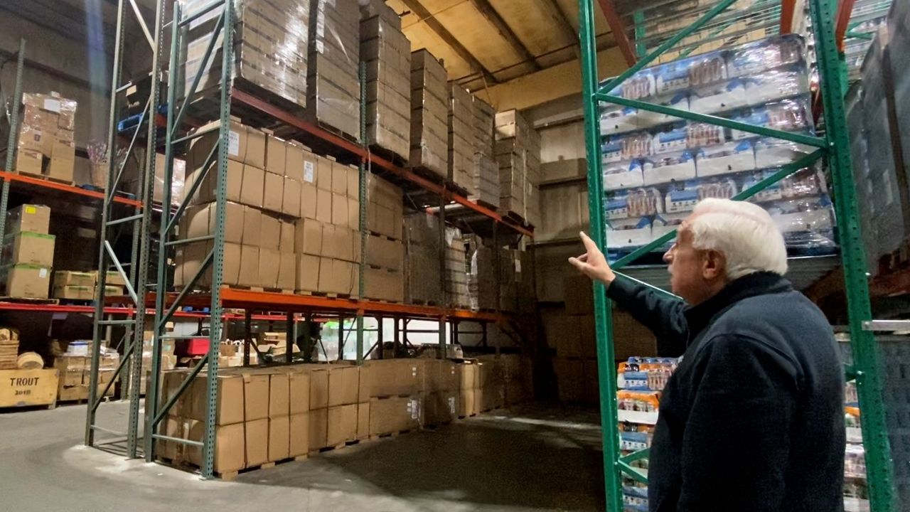 man in warehouse
