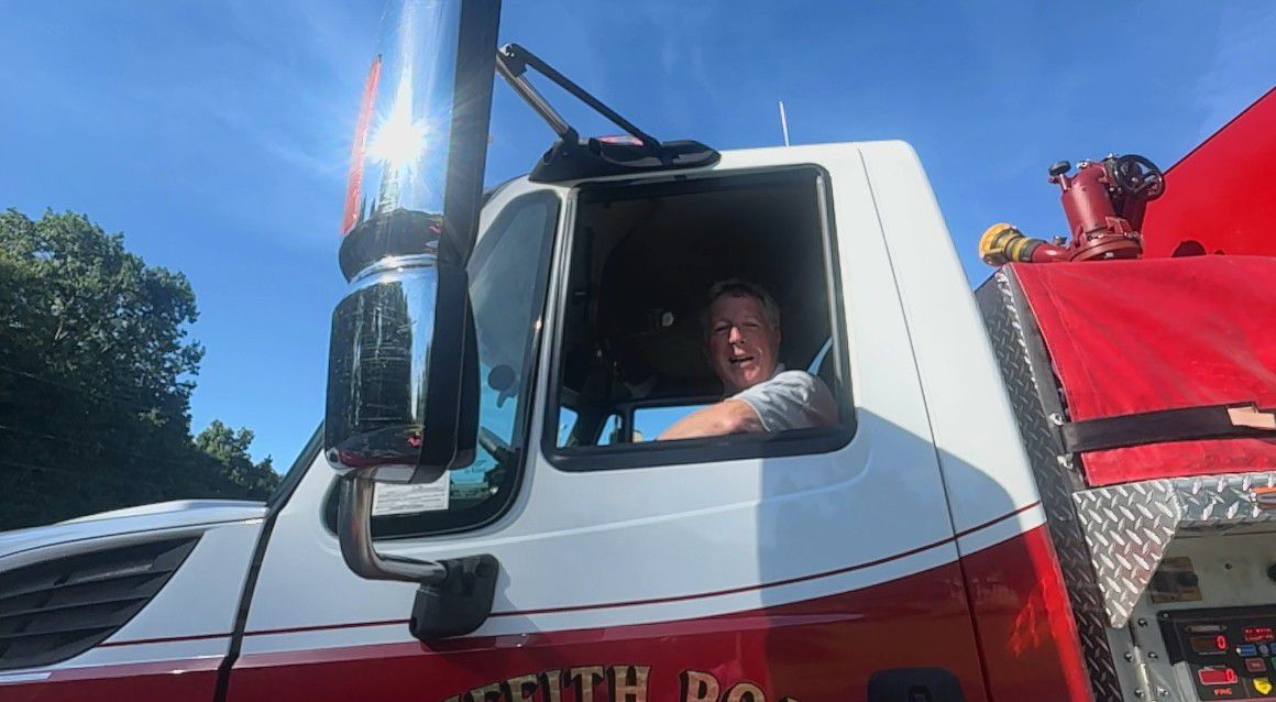 Griffith Road Volunteer Fire Department chief Dale Loberger is preparing for an influx of heat-related calls, amid spikes in hotter temperatures. (Spectrum News 1/Jennifer Roberts)