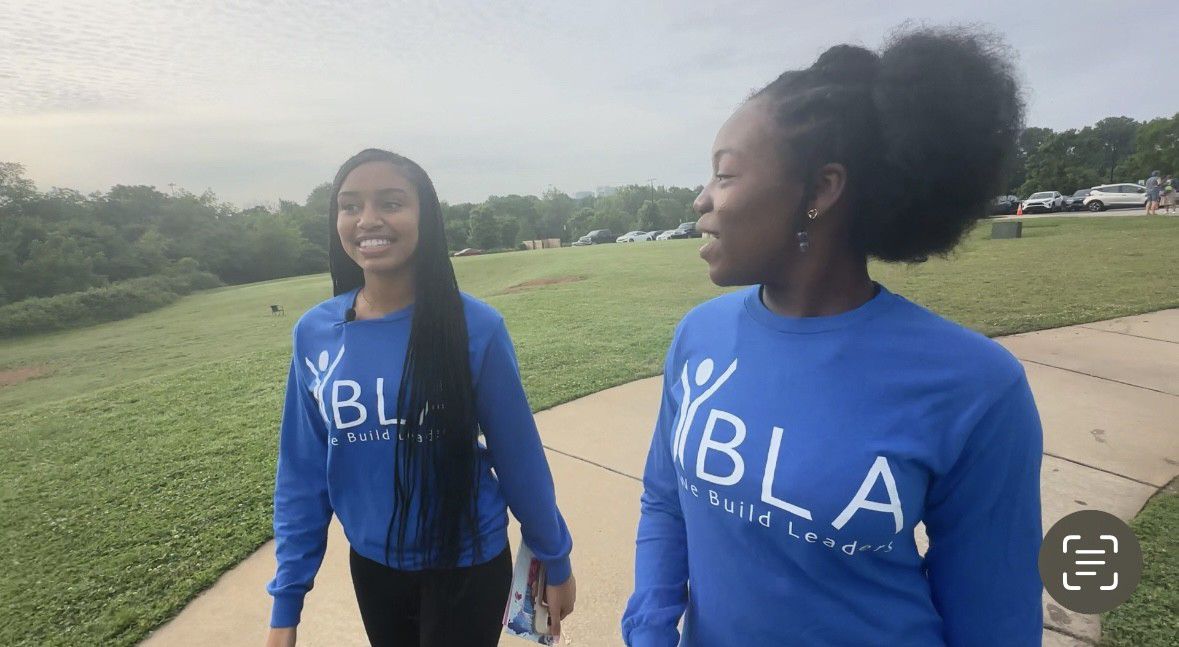 Jade Smith, left, and Miracle Byers, right, are talking about their upcoming service trip to Belize (Spectrum News 1/Jennifer Roberts)