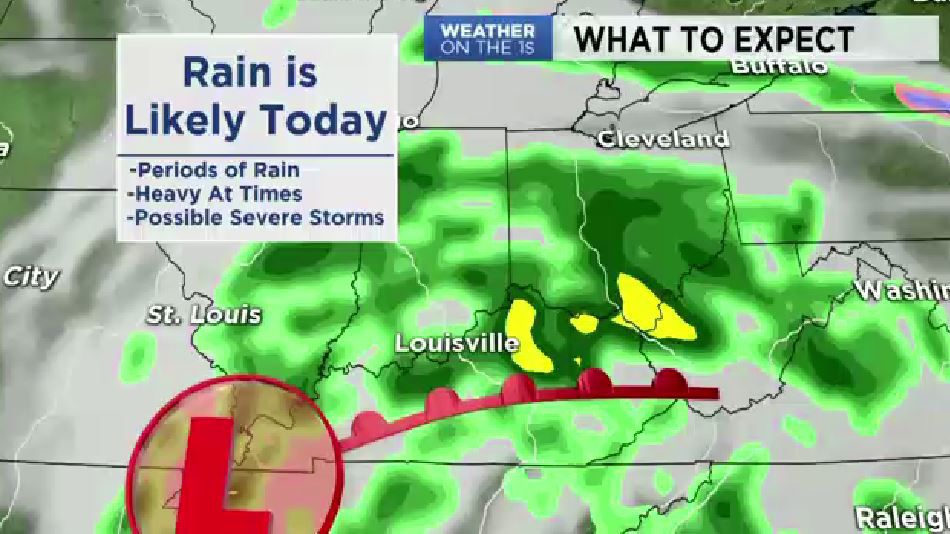 Periods of Rain Today