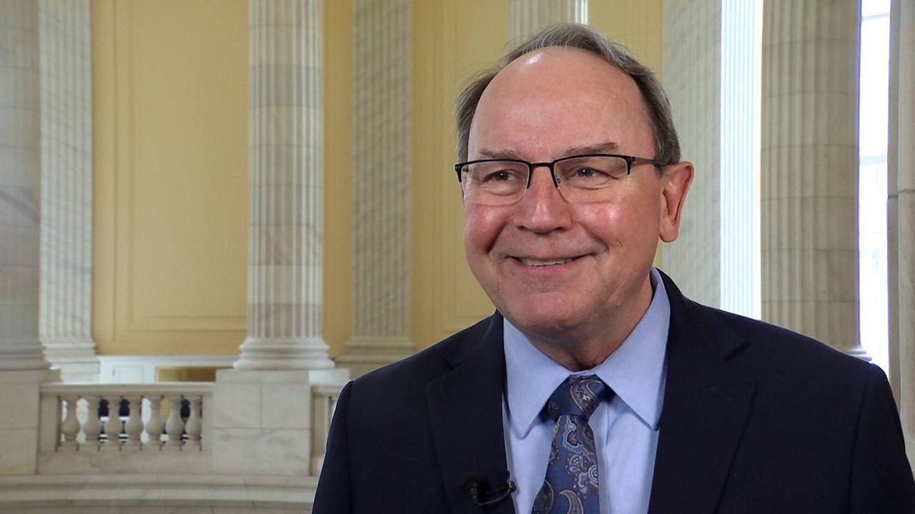 Rep. Tom Tiffany R-Wis., talks to Spectrum News on Capitol Hill. (Spectrum News 1/Taurean Small)