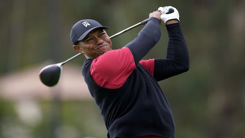 Tiger Woods is eight shots back after the first round of the Hero World Challenge.