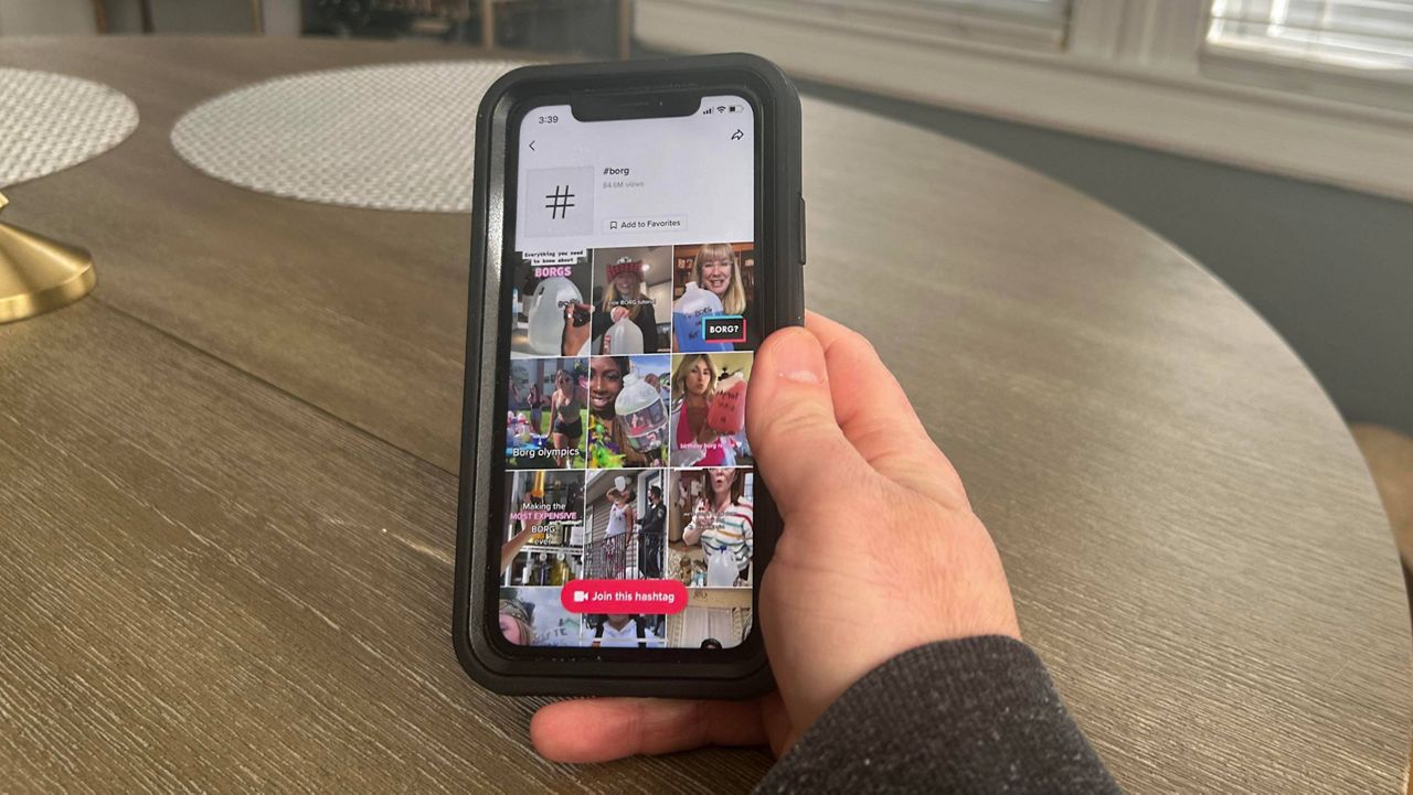 Videos using the #borg hashtag on TikTok have been viewed nearly 85 million times. (Spectrum News)