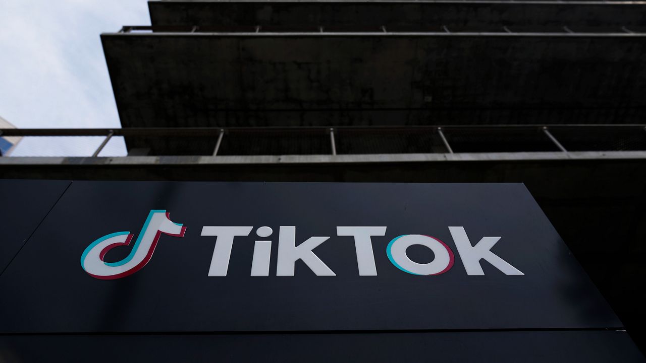 The TikTok Inc. building is seen in Culver City, Calif., on March 17, 2023. (AP Photo/Damian Dovarganes)