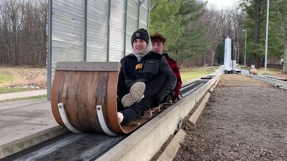 Ohio's Tallest, Fastest Toboggan Ice Chutes in NE Ohio