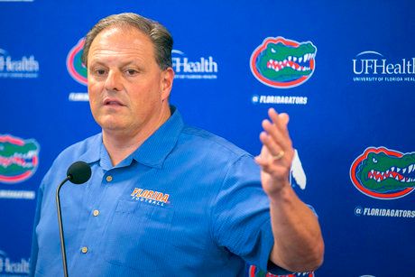 The Gators gave new defensive coordinator Todd Grantham a three-year deal worth $4.47 million, making him the highest-paid assistant in school history. (Alan Youngblood/The Gainesville Sun via AP)