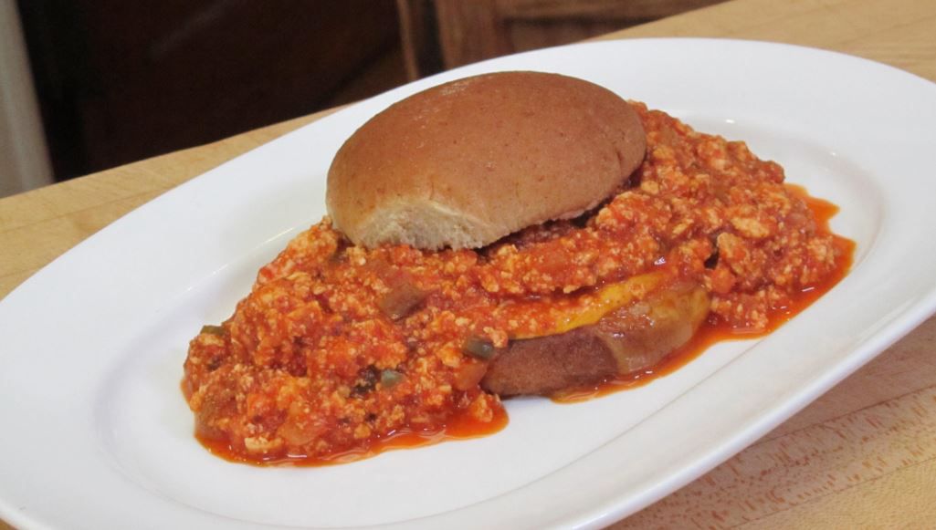 Vegetarian Tofu Sloppy Joe's