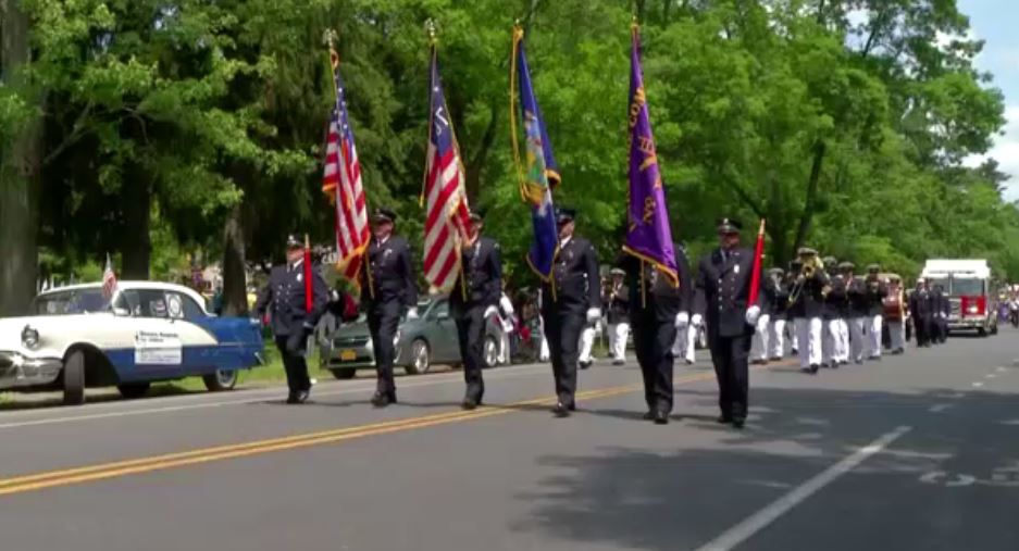 Saratoga Celebrates 50th Flag Day Parade
