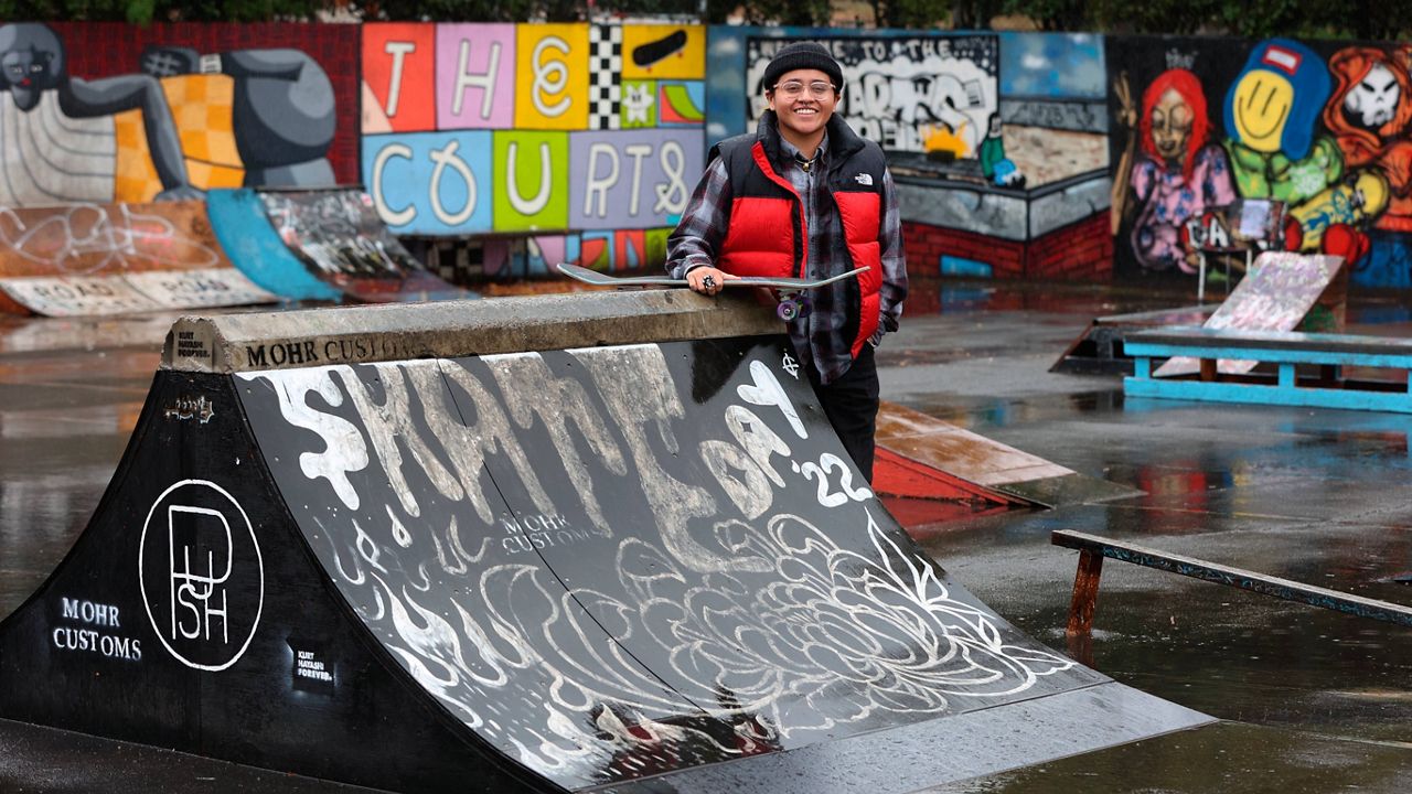 Hawk uses skateboarding to teach community organizing