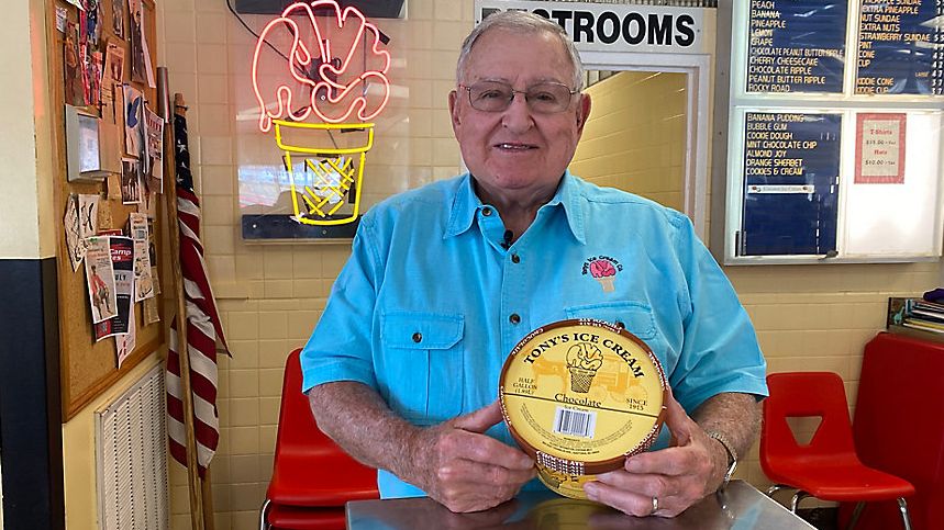 Tony's Ice Cream in Gastonia has been a family business for over 100 years. (Spectrum News 1) 