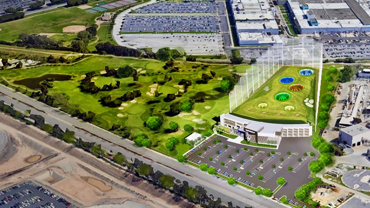 Rendering of Topgolf in El Segundo (Courtesy Topgolf)