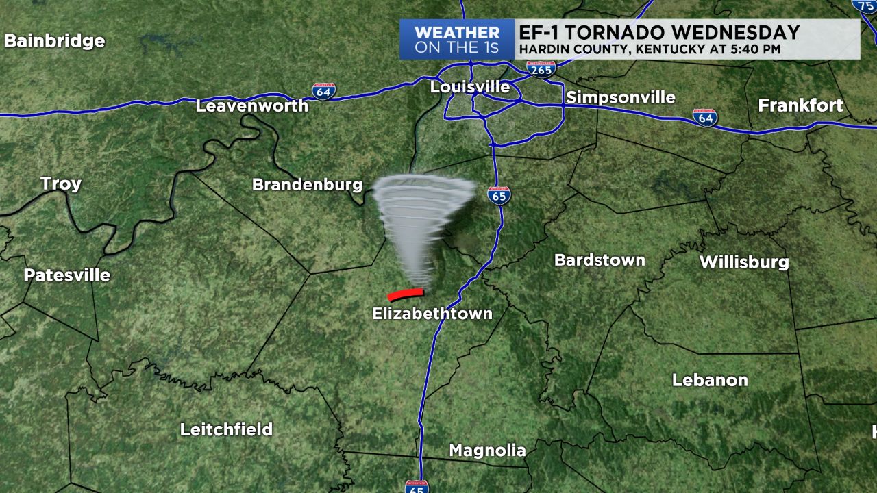 EF1 Tornado Confirmed In Hardin County