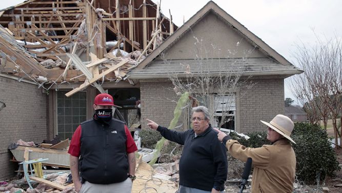tornado damage