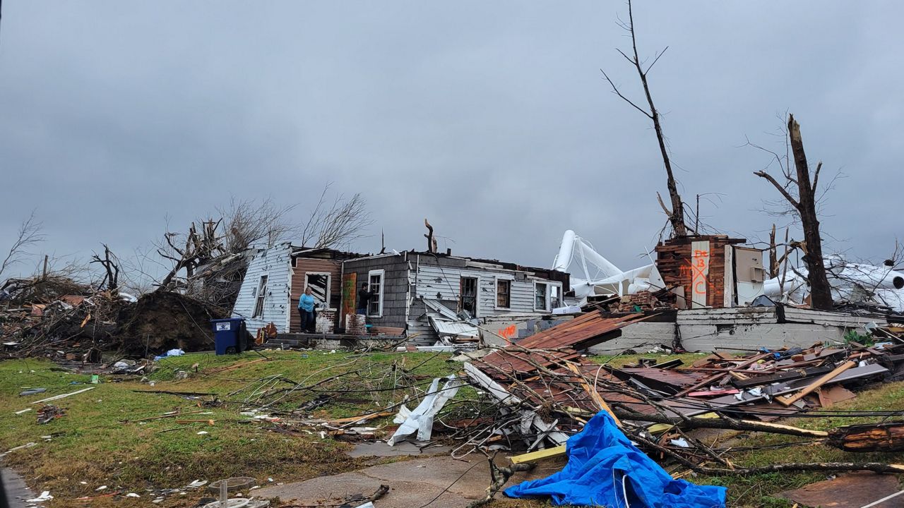 Damage in Western Kentucky after last month's tornadoes. (Michelle Skipper)