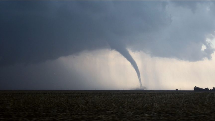 Tornado on a farm