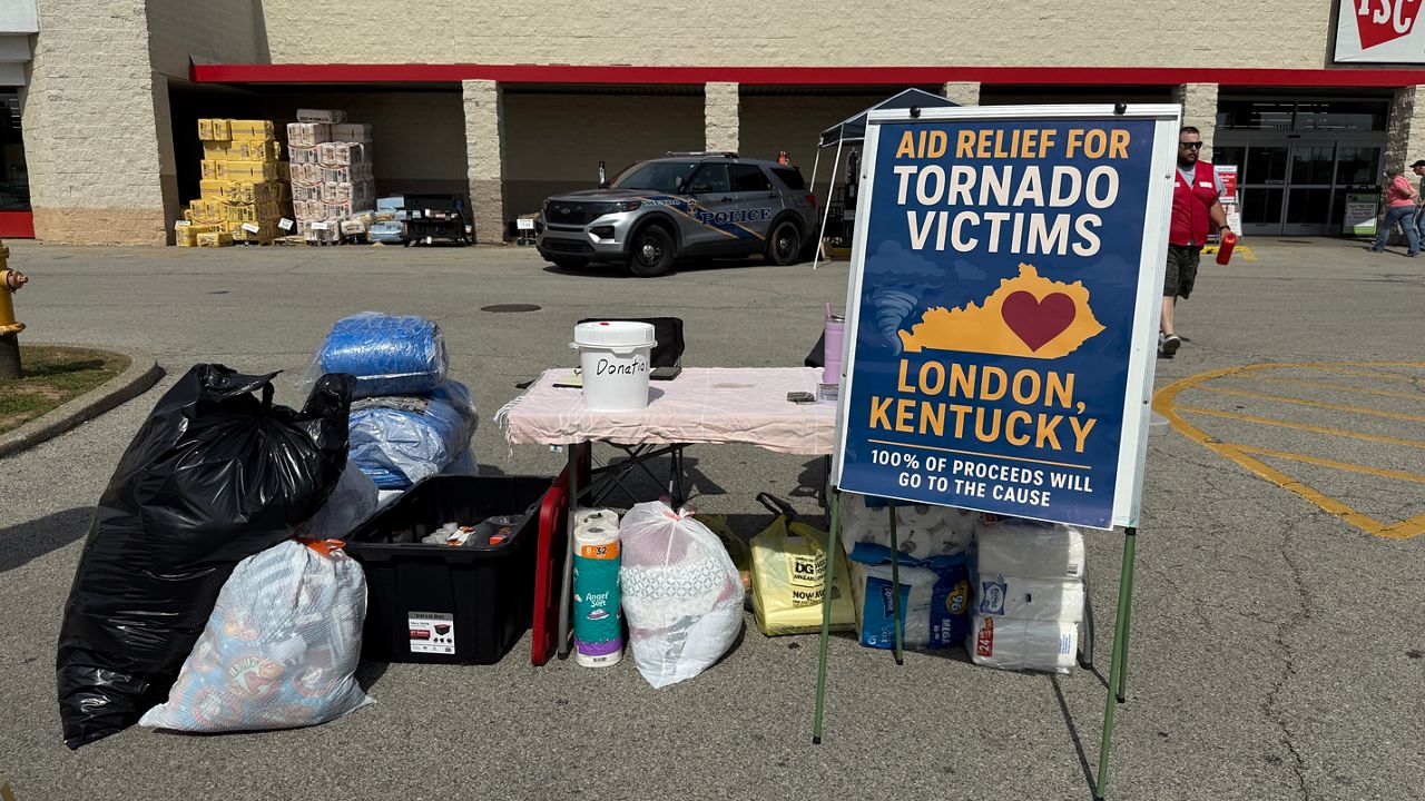 Kentuckians collect donations for tornado survivors