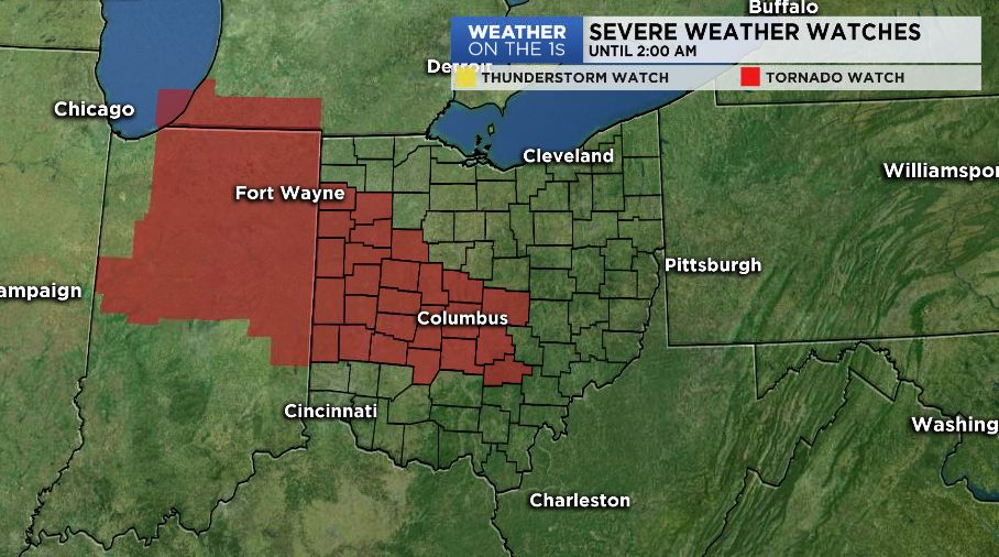 Tornado Threat In Ohio Monday Night
