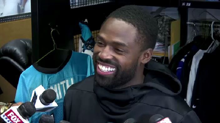 Panthers receiver Torrey Smith