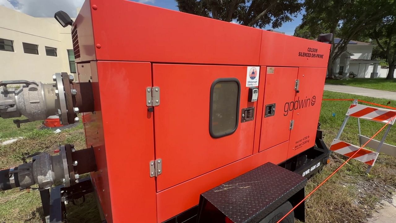 The volume of rain overwhelmed canals in Town ’N Country, and it took pump operators working overnight moving water out of the canals to prevent a major flooding event. (Spectrum Bay News 9)