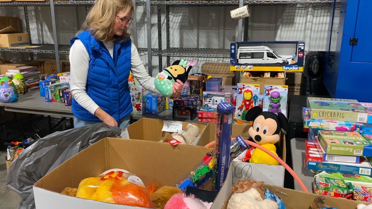 Berkshire County toys for tots packing orders