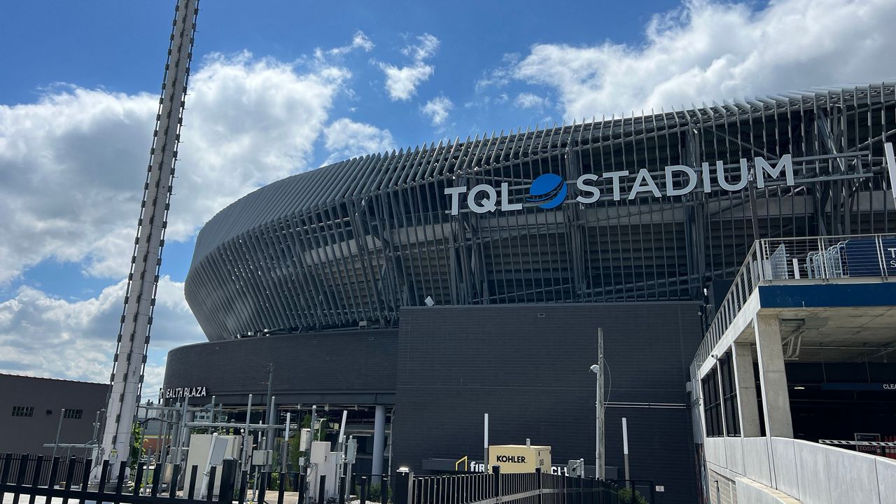 TQL Stadium, home to the MLS team FC Cincinnati, in Cincinnati, Ohio on Wednesday, April 24, 2024. 