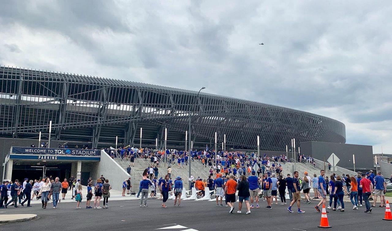 Crowd at the first home match at TQL Stadium