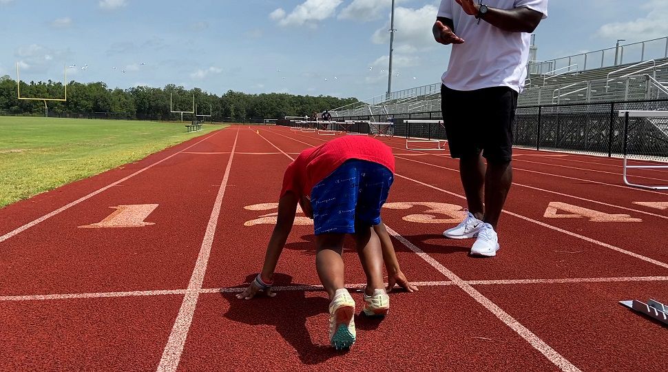 Six-year-old speeding towards a bright future on the track