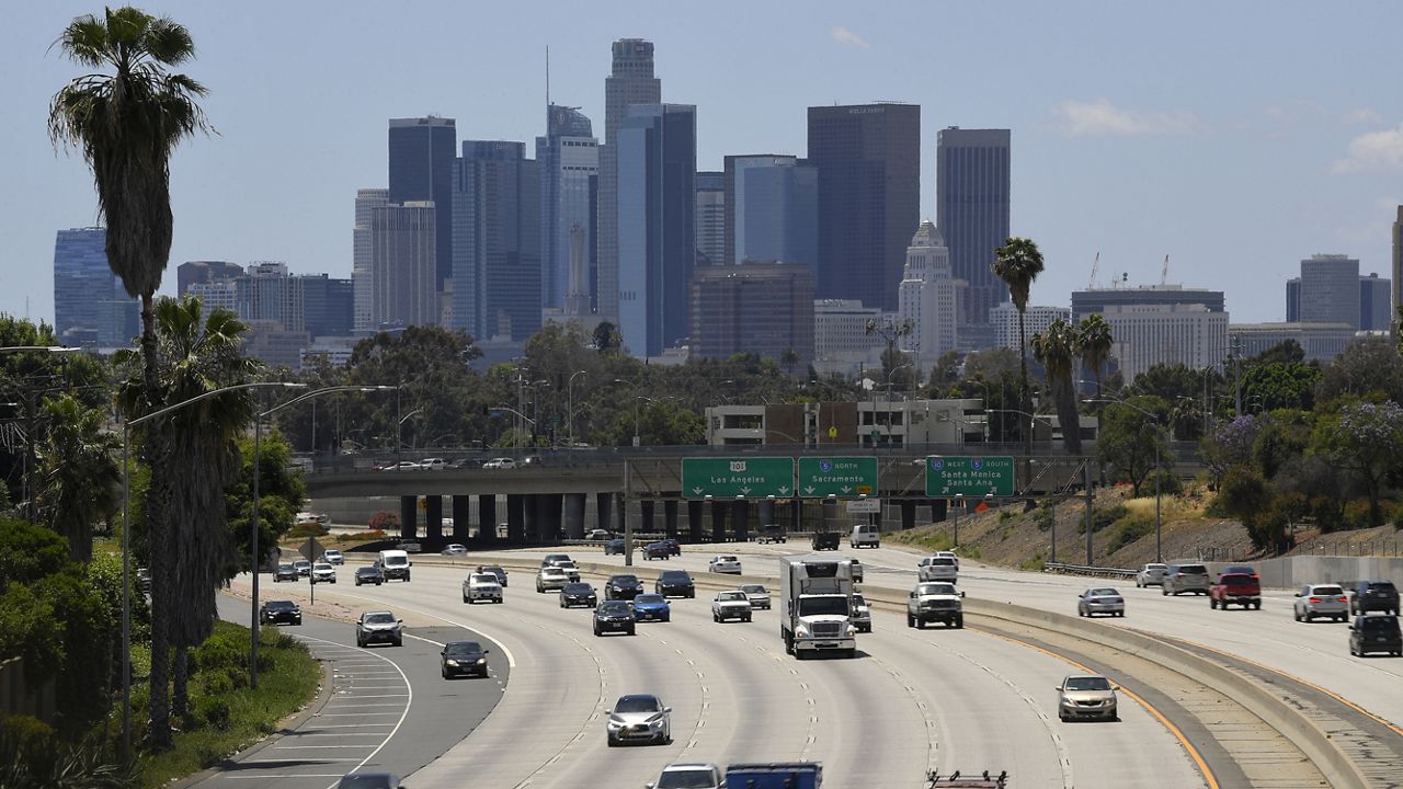 The Los Angeles County Board of Supervisors Tuesday approved a plan to reduce traffic-related injuries and deaths in unincorporated areas of the county, setting a goal of zero fatalities by 2035. (AP Photo/Mark J. Terrill)