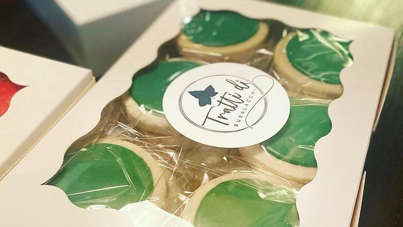 I biscotti Tratti di Busalacchi sono presentati all'interno di una scatola.  (Lorenzo Busalacci)