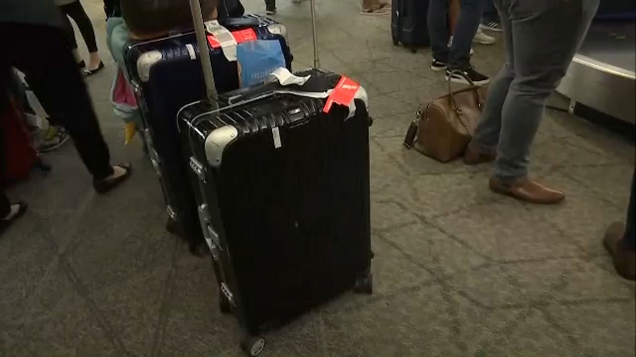 Luggage on a travel day (Spectrum News/File)