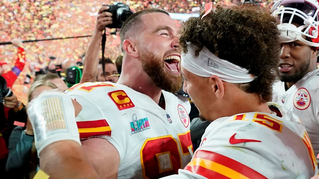 Super Bowl 2023: Kansas City Chiefs show off white jerseys